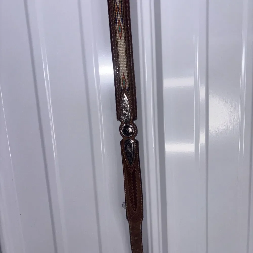 Justin Leather Western Belt Size 32
